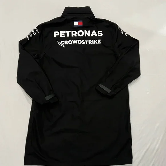 Mercedes AMG Petronas F1 2023 Men's Team Rain Jacket - Picture 4 of 7